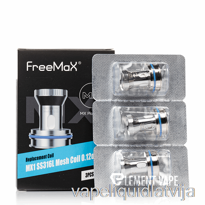 Freemax Mx Rezerves Spoles 0.12ohm Mx1 Ss316l Spoles Vape šķidrums